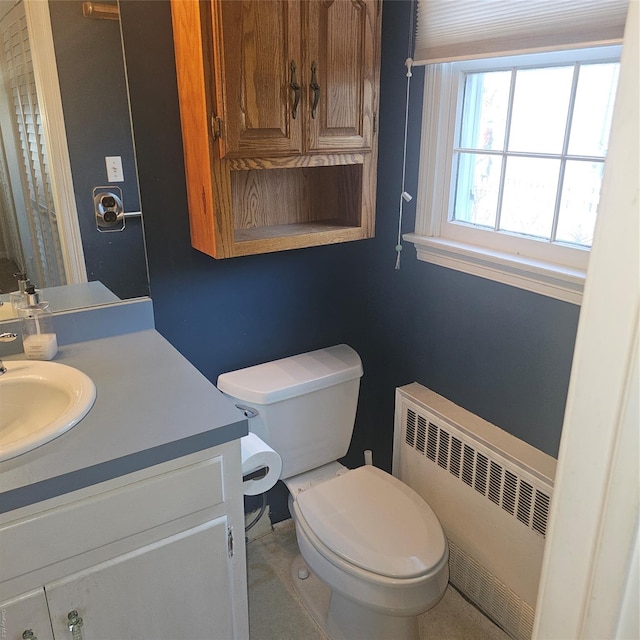 124 Mayhew Ave, Babylon, NY 11702 - half bath with radiator heating unit and vanity
