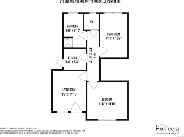 21 S Village Ave Unit 3, Rockville Centre, NY 11570 - plan
