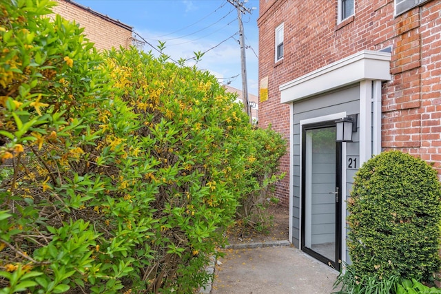 21 S Village Ave Unit 3, Rockville Centre, NY 11570 - property entrance featuring brick siding