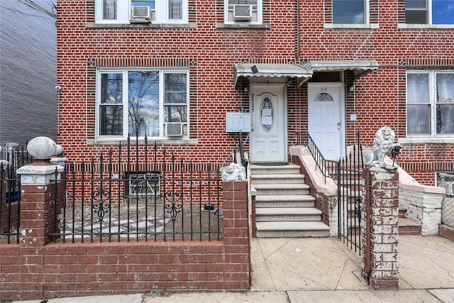 2131 Bruckner Blvd, Bronx, NY 10472 - property entrance featuring brick siding