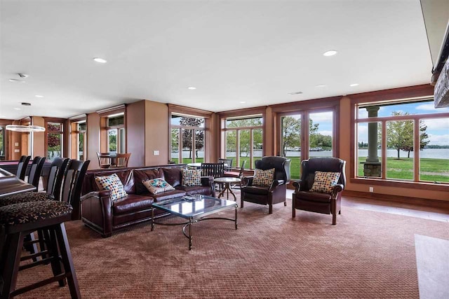 view of living room