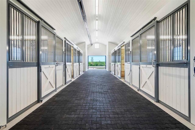 view of stable