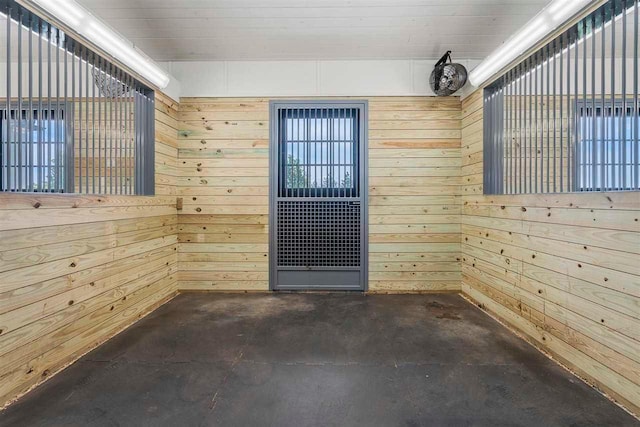 view of horse barn