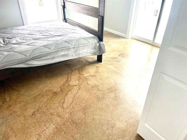 bedroom featuring carpet floors