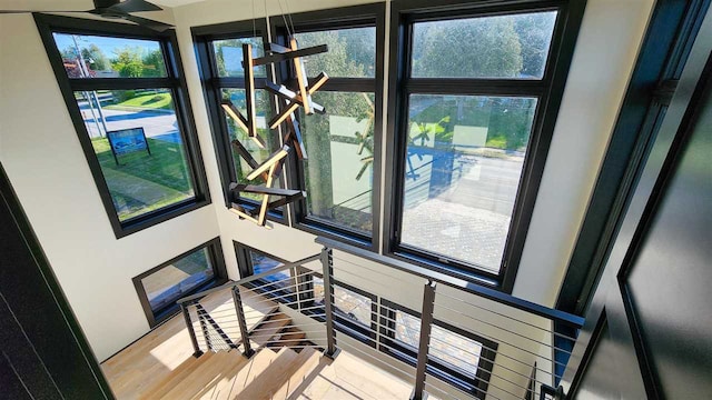 room details featuring hardwood / wood-style flooring