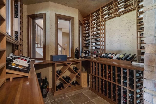 1439 Lindburgh Ln, Cheboygan, MI 49721 - wine cellar featuring stone tile floors