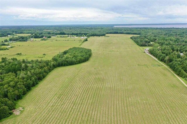 1439 Lindburgh Ln, Cheboygan, MI 49721 - aerial view of sparsely populated area with abundant farmland