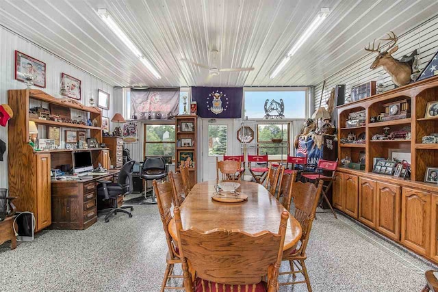 dining room featuring plenty of natural light