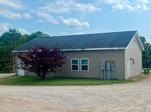 view of back of property