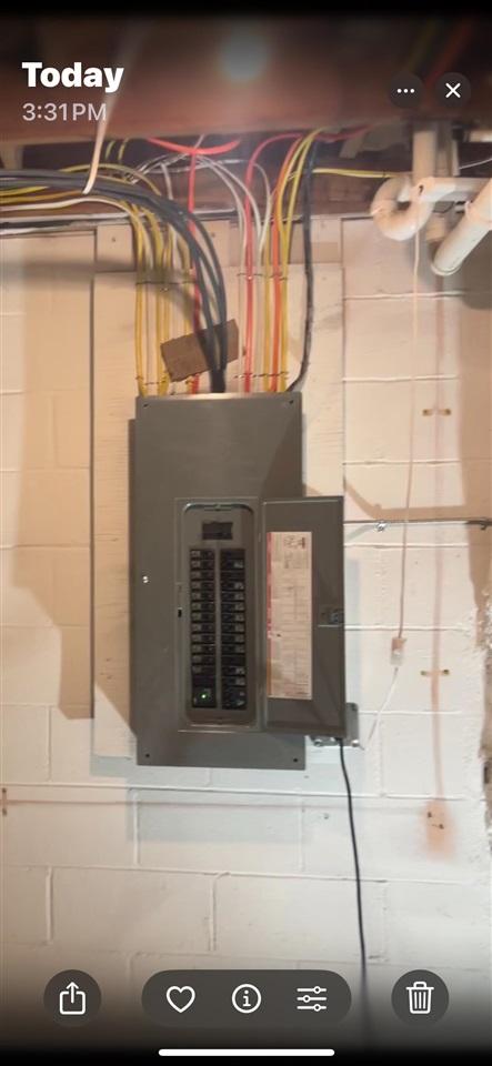 utilities with electric panel