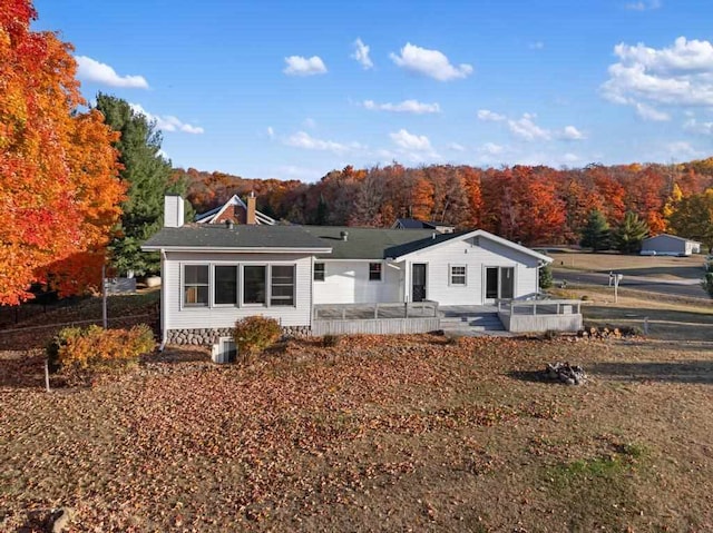 view of ranch-style home