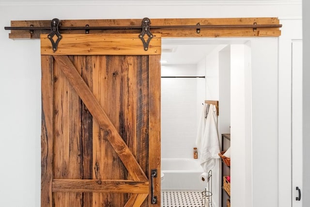 bathroom with  shower combination