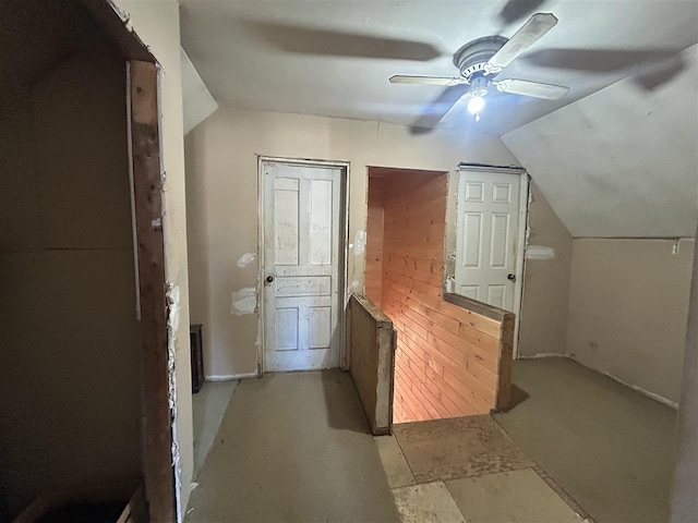 5157 Graham Rd, East Jordan, MI 49727 - bonus room featuring vaulted ceiling and ceiling fan