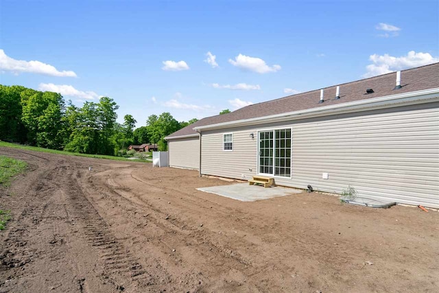 rear view of property with a patio