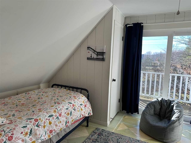 view of tiled bedroom