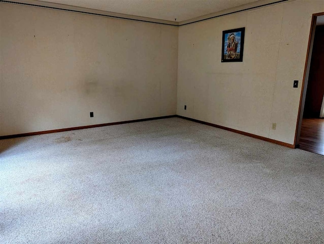 empty room featuring carpet