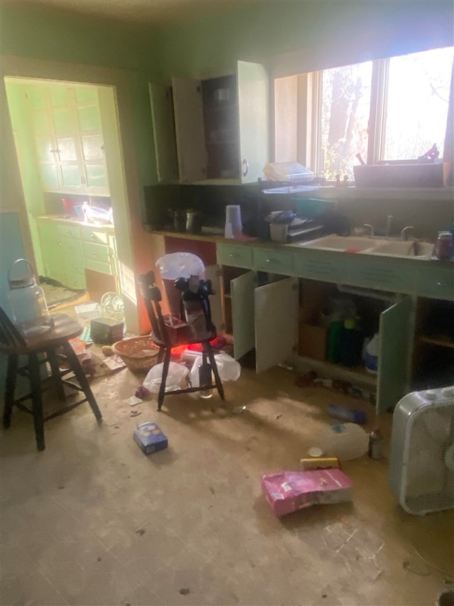 kitchen featuring sink