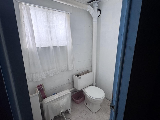 bathroom featuring toilet