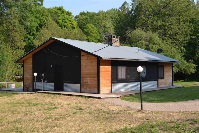 view of horse barn