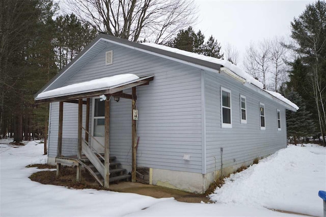 view of front of home