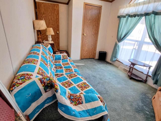 bedroom with carpet flooring