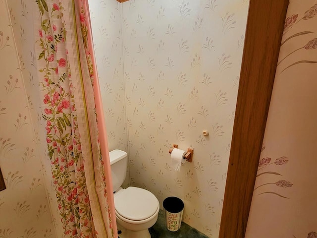 bathroom with toilet