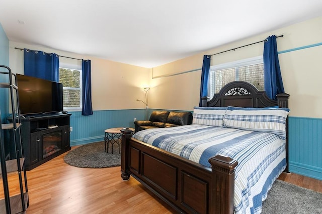 bedroom featuring hardwood / wood-style flooring