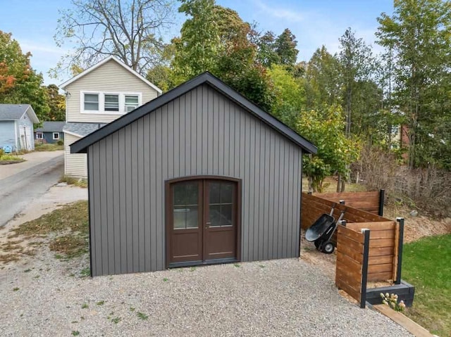 view of outbuilding