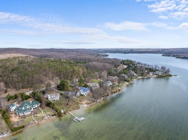 6443 Indian Garden Rd, Petoskey, MI 49770 - aerial view of property's location with a nearby body of water and a heavily wooded area