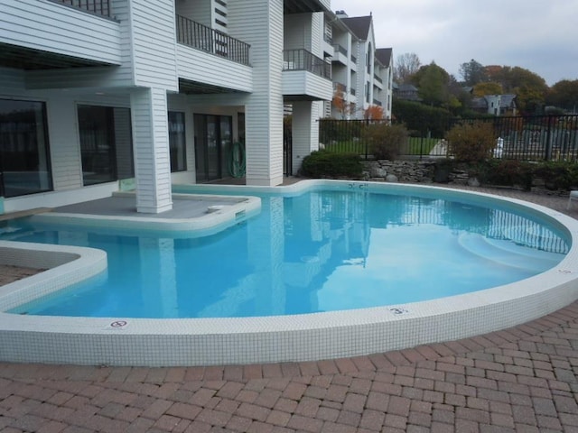 view of pool