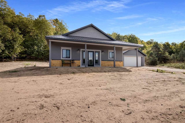 view of front of home with a porch