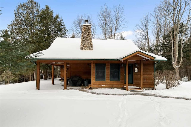 view of front of home