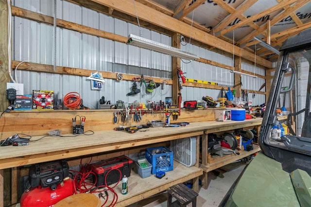 view of storage room