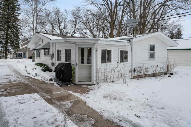 view of front of home