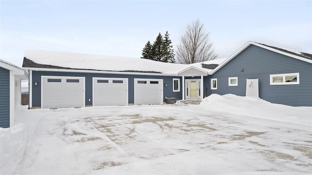 view of ranch-style home