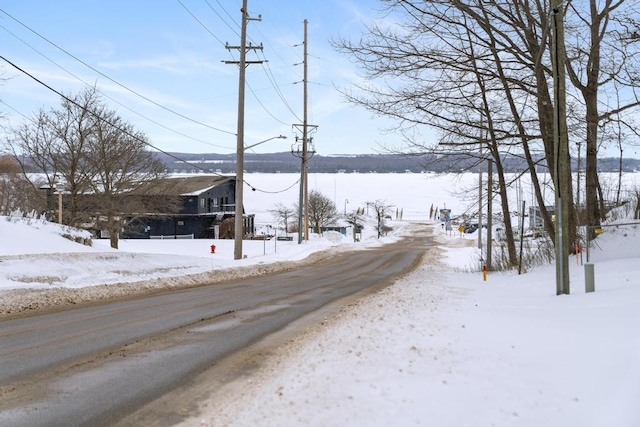 view of road