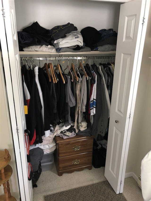 view of closet