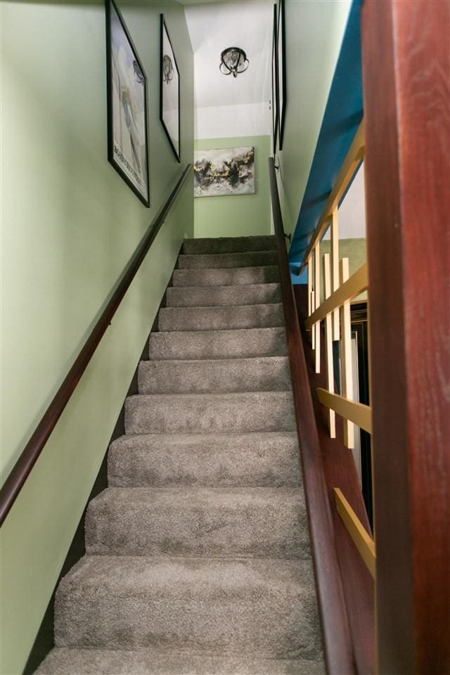 view of stairs