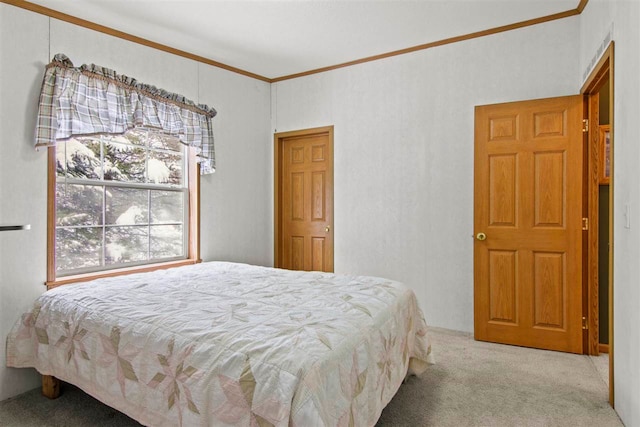 7116 S M-88 Hwy, Bellaire, MI 49615 - bedroom with carpet flooring and crown molding