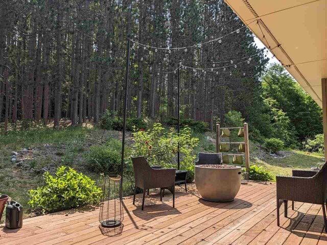2382 Pleasant Valley Rd, Boyne City, MI 49712 - view of deck