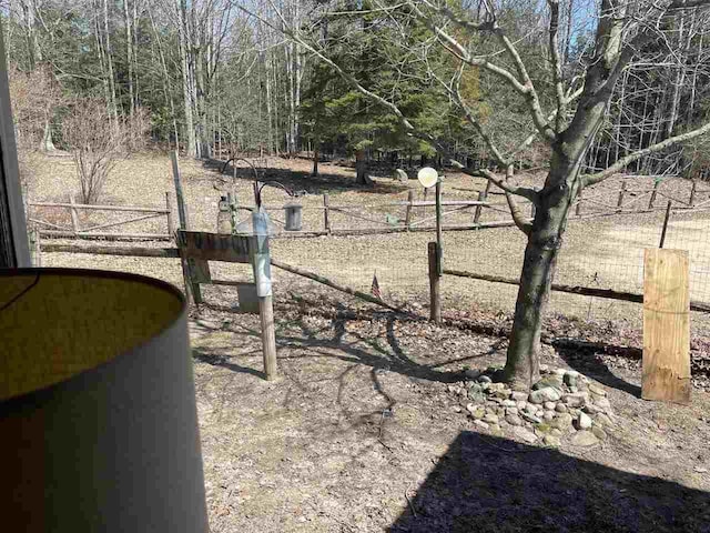 4635 Mohrmann Rd, Central Lake, MI 49622 - view of yard with fence