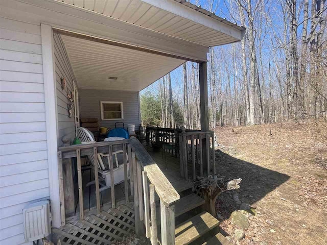 4635 Mohrmann Rd, Central Lake, MI 49622 - deck featuring outdoor dining area