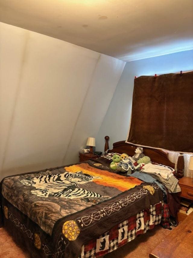 4462 E Brutus Rd, Alanson, MI 49706 - bedroom with light colored carpet