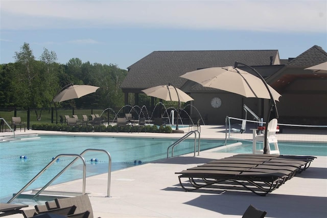 1871 Cherry Hill Ct, Harbor Springs, MI 49740 - community pool featuring a patio and fence