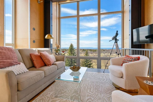 view of living area