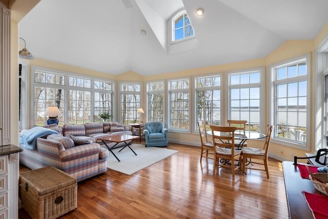 sunroom / solarium with french doors