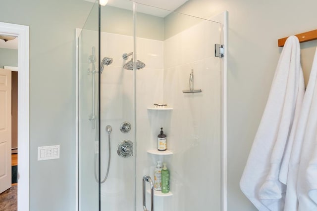 8913 Horseshoe Dr, Harbor Springs, MI 49740 - bathroom with a shower stall