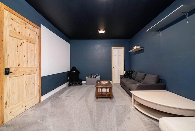 11601 Sequanota Heights Dr, Charlevoix, MI 49720 - carpeted cinema room featuring baseboards