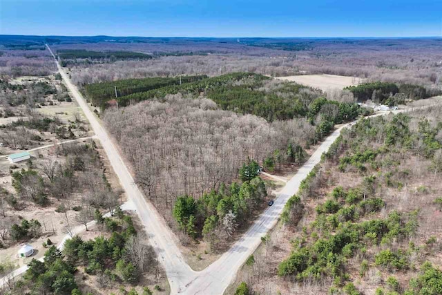 aerial view with a view of trees