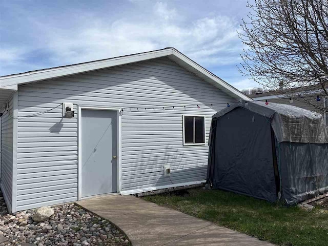 view of rear view of property